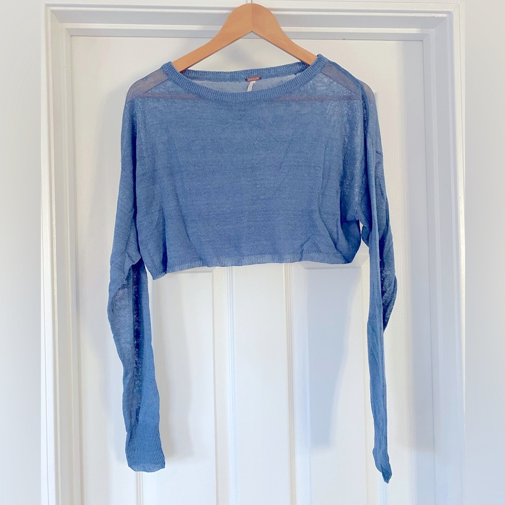 Free people crop top sweater